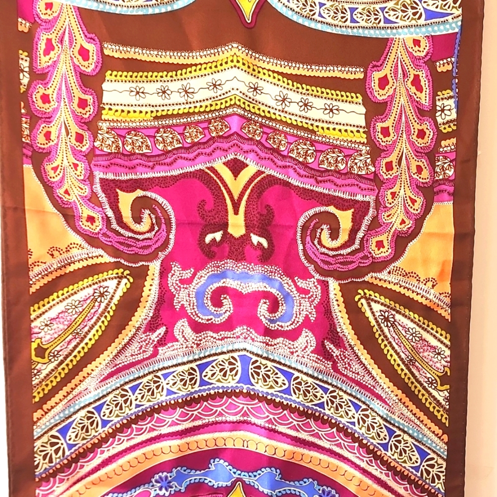 Silk scarf with beautiful design
